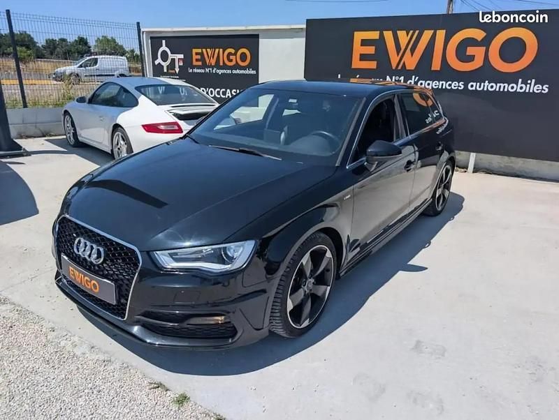 Noir Utilisé 2015 Audi A3 S-Line Berline | 21 489 € (Prix juste) - Image 1/4