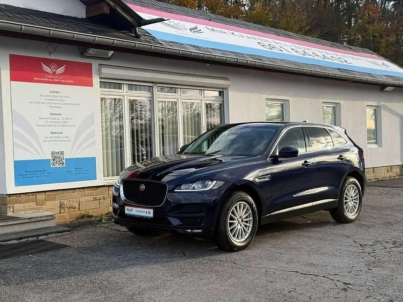 Bleu Utilisé 2017 Jaguar F-Pace Pure SUV | 16 999 € (Prix cher) - Image 1/4