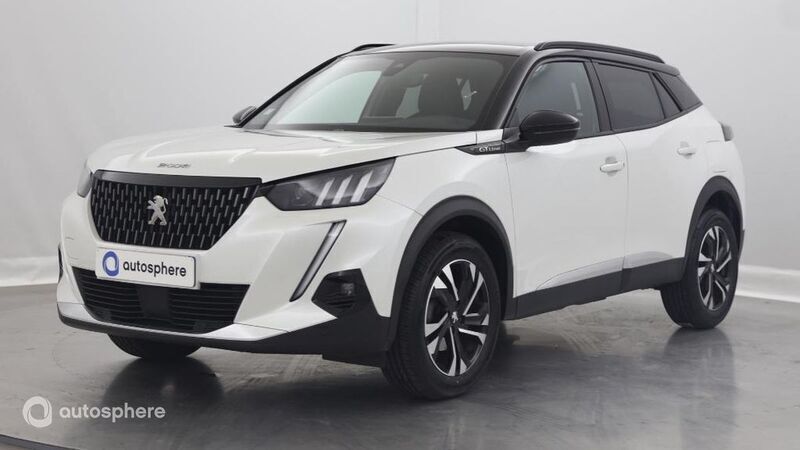Blanc Utilisé 2020 Peugeot 2008 GT-line SUV | 15 999 € (Prix cher) - Image 1/4