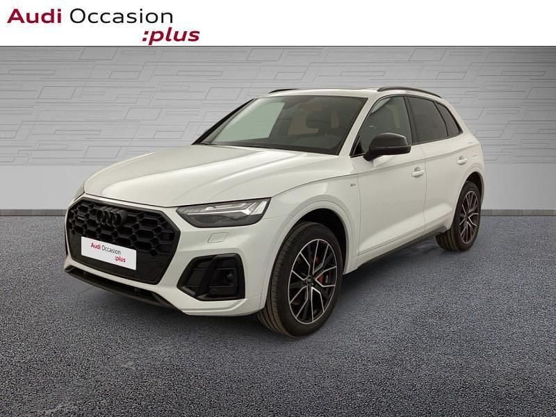 Blanc glacier métallisé Utilisé 2024 Audi Q5 S-Line SUV | 58 890 € (Prix assez cher) - Image 1/4