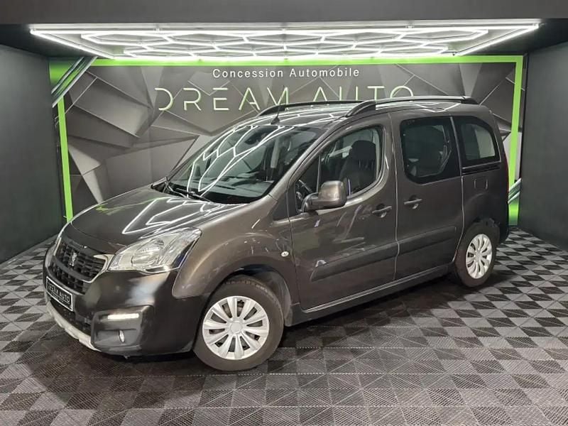 Gris Utilisé 2016 Peugeot Partner Style Monospace | 8 990 € (Prix juste) - Image 1/4