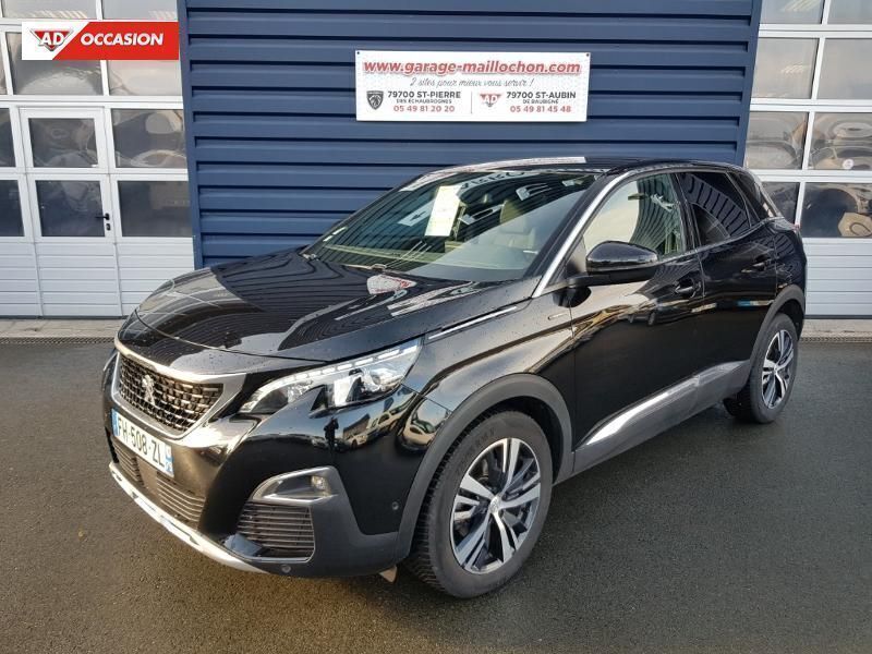 Noir Utilisé 2019 Peugeot 3008 GT-line Break | 22 990 € (Prix cher) - Image 1/4