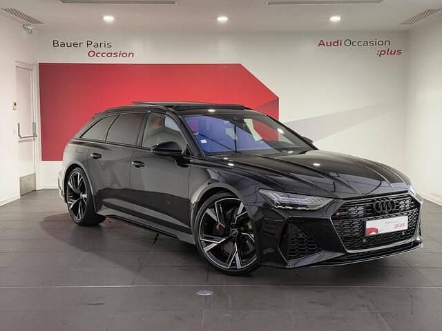 Noir mythic métallisé Utilisé 2020 Audi RS6 Sport Break | 107 980 € (Prix assez cher) - Image 1/4
