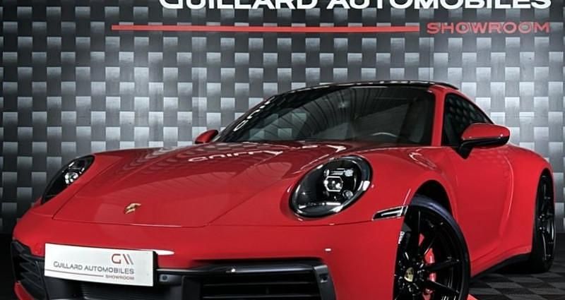 Rouge Utilisé 2019 Porsche 911 Carrera 4S Coupé | 139 900 € (Prix cher) - Image 1/4