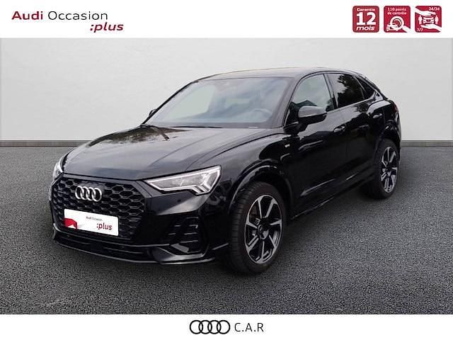 Noir mythe métallisé Utilisé 2022 Audi Q3 Sportback S-Line SUV | 41 990 € (Prix juste) - Image 1/4