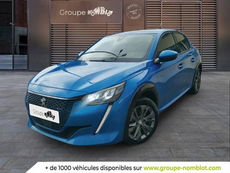 Bleu Utilisé 2021 Peugeot e-208 Citadine | 14 990 € (Prix juste) - Image 1/4