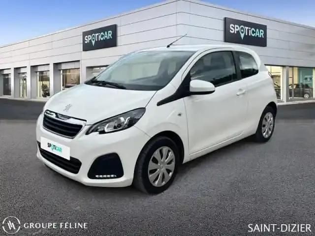 Blanc Utilisé 2020 Peugeot 108 Active Citadine | 9 490 € (Prix juste) - Image 1/4