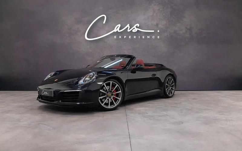 Noir Occasion 2016 Porsche 911 Carrera S Cabriolet Sport Cabriolet | 114 900 € (Prix juste) - Image 1/4