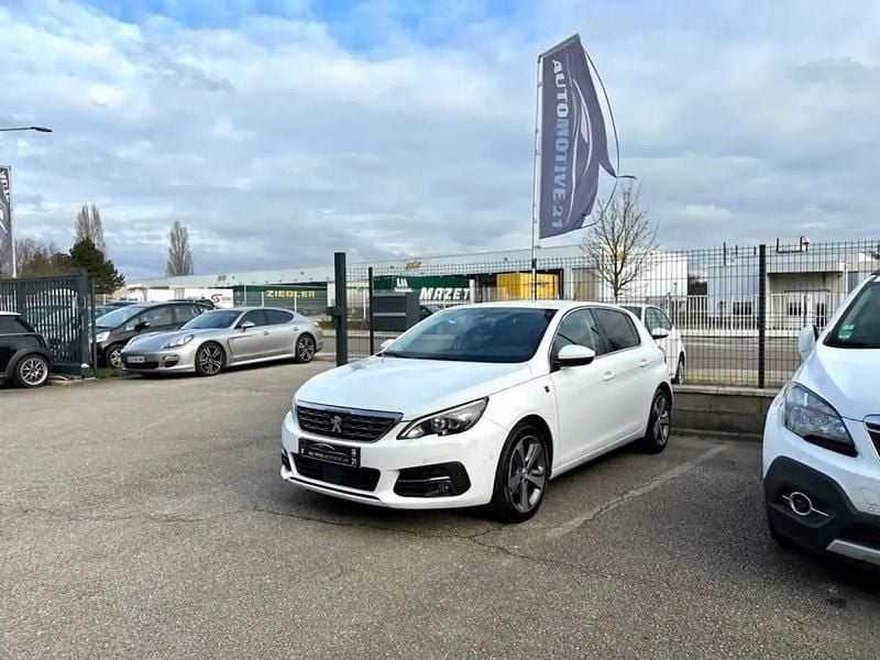 Blanc Utilisé 2018 Peugeot 308 S Berline | 12 990 € (Prix juste) - Image 1/4