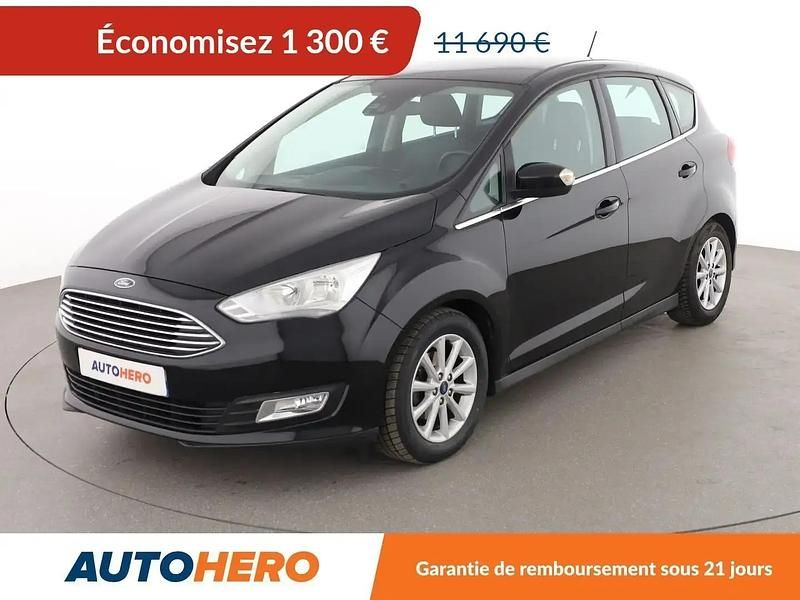 Noir Utilisé 2018 Ford C-MAX Titanium Monospace | 10 390 € (Bon prix) - Image 1/2