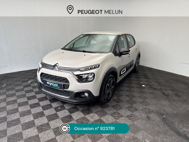 Beige Utilisé 2023 Citroën C3 PureTech Citadine | 10 880 € (Bon prix) - Image 1/4