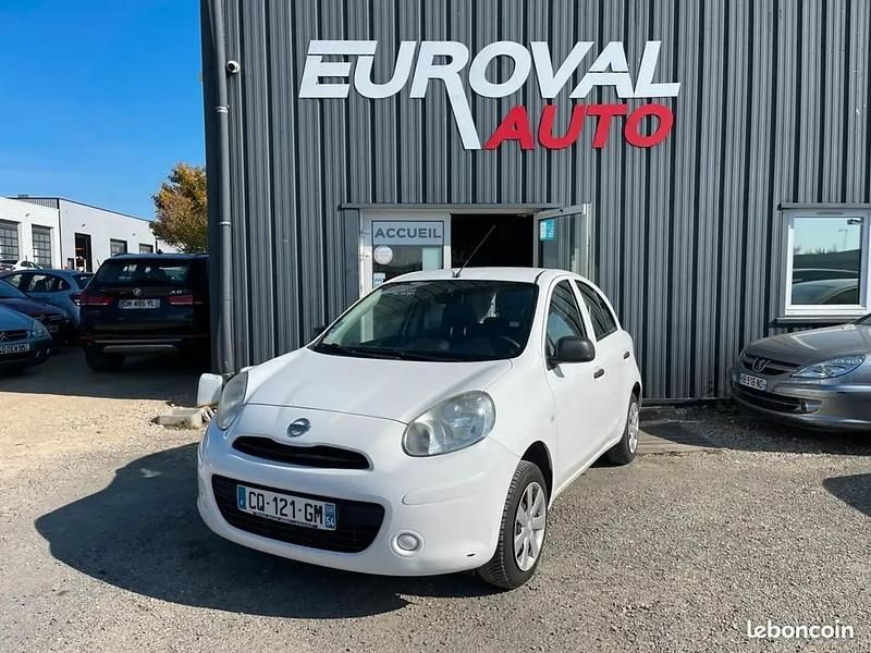 Blanc Occasion 2013 Nissan Micra Pure Citadine | 3 990 € (Prix juste) - Image 1/4