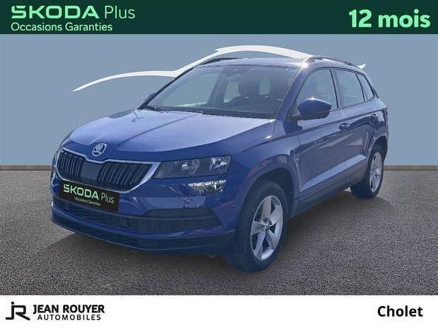Bleu Utilisé 2022 Skoda Karoq Business Line SUV | 24 290 € (Prix juste) - Image 1/4