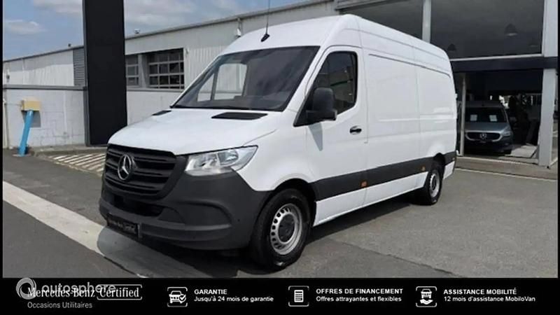 Blanc Utilisé 2023 Mercedes Sprinter Van | 39 799 € (Prix juste) - Image 1/4