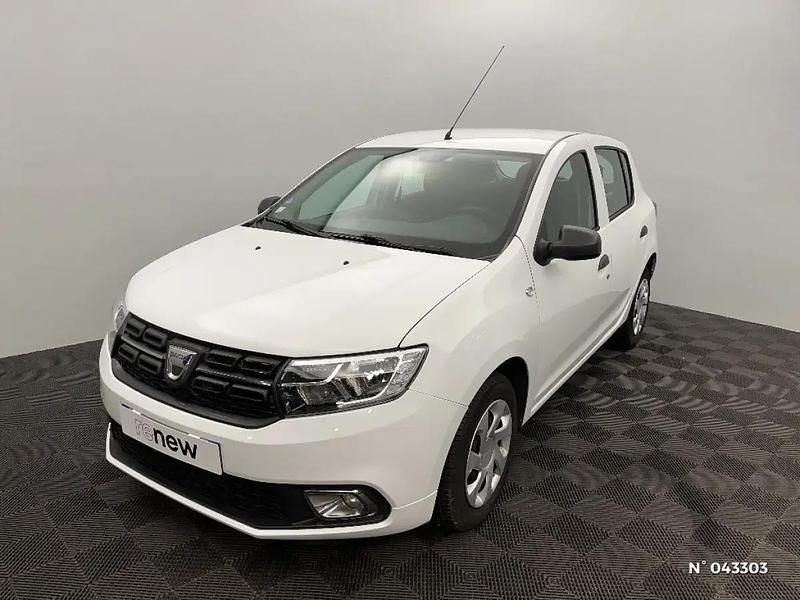Blanc Utilisé 2019 Dacia Sandero Ambiance Citadine | 6 990 € (Super prix) - Image 1/4