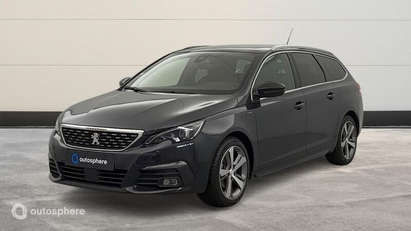 Gris Utilisé 2019 Peugeot 308 GT-line Break | 13 799 € (Bon prix) - Image 1/4