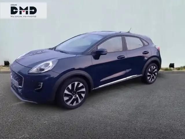 Fashion bleu island métallisée Occasion 2024 Ford Puma Titanium S SUV | 23 980 € (Prix assez cher) - Image 1/4
