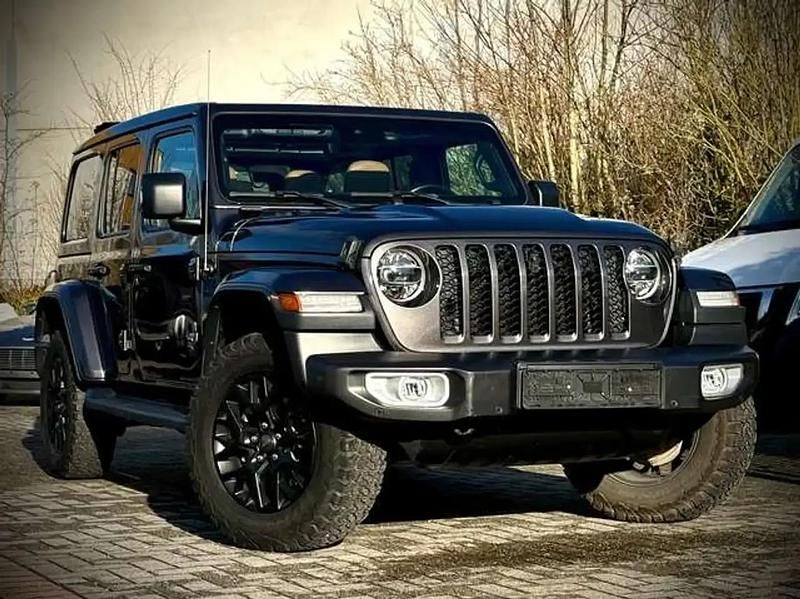 Occasion Jeep Wrangler Sahara 379 ch (278 kW) 2021 Gris SUV