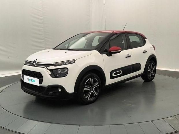 Blanc Utilisé 2022 Citroën C3 PureTech Citadine | 11 590 € (Prix juste) - Image 1/4