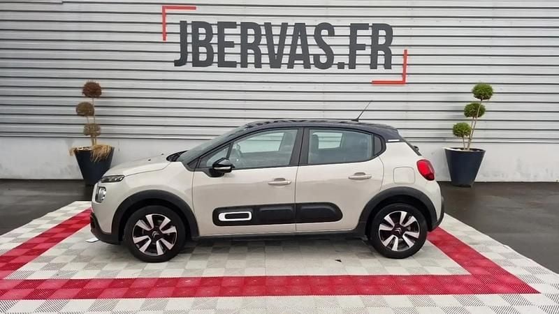 Beige Utilisé 2021 Citroën C3 Shine Citadine | 11 999 € (Prix juste) - Image 1/4
