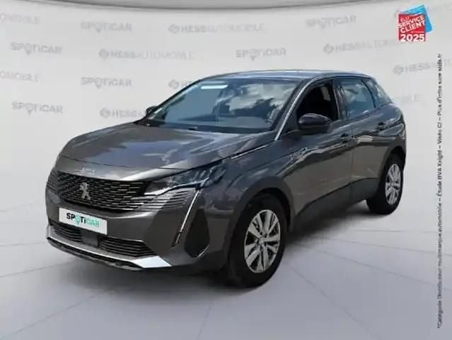 Gris Utilisé 2022 Peugeot 3008 Active SUV | 18 999 € (Bon prix) - Image 1/4