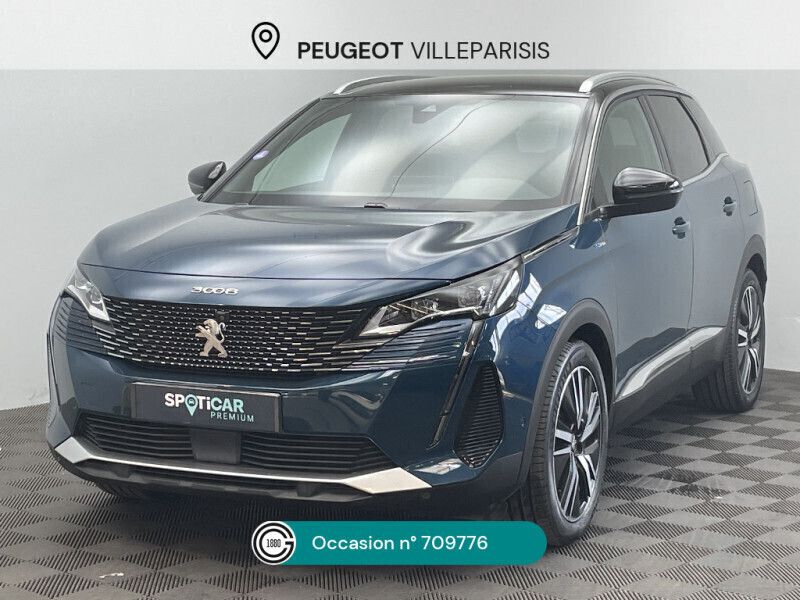 Bleu Utilisé 2022 Peugeot 3008 GT SUV | 28 990 € (Prix assez cher) - Image 1/4