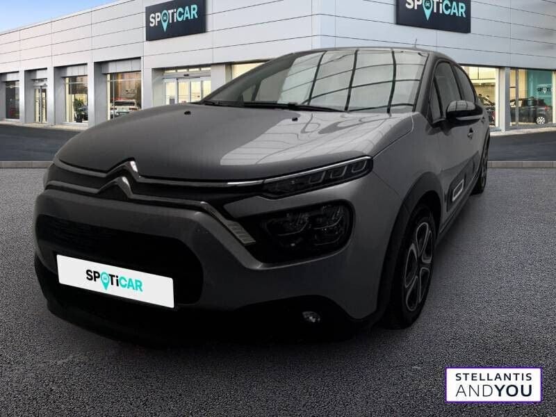 Gris Utilisé 2022 Citroën C3 Feel Citadine | 11 590 € (Bon prix) - Image 1/4