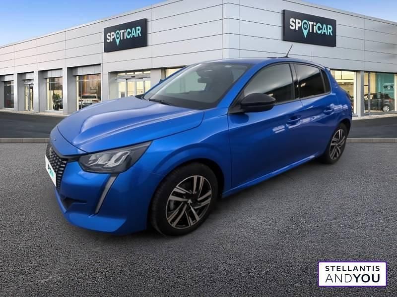 Bleu Occasion 2022 Peugeot 208 Allure Citadine | 15 590 € (Prix juste) - Image 1/4