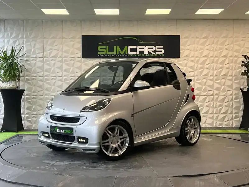 Gris Utilisé 2010 Smart ForTwo Cabrio Brabus Xclusive Cabriolet | 9 790 € - Image 1/4