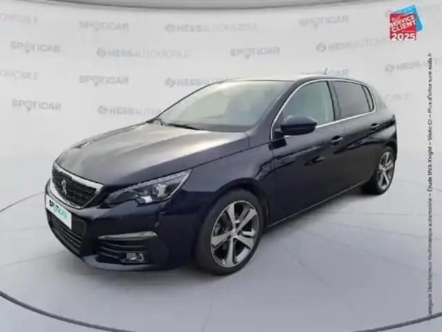 Bleu Utilisé 2019 Peugeot 308 Allure Berline | 10 799 € (Super prix) - Image 1/4