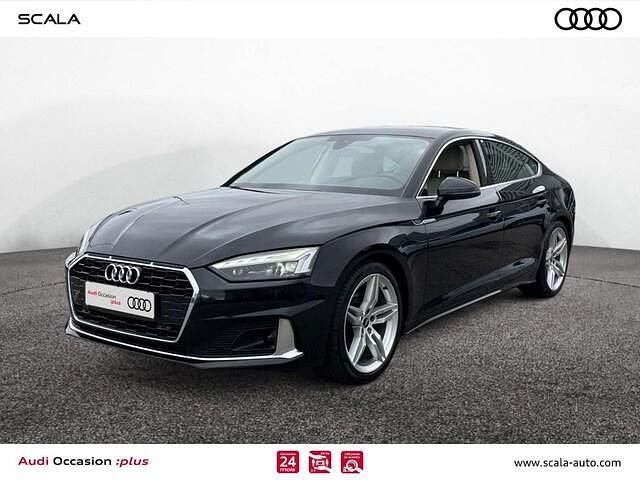 Occasion Audi A5 Sportback Advanced 163 ch (119 kW) 2022 Noir mythe métallisé Citadine