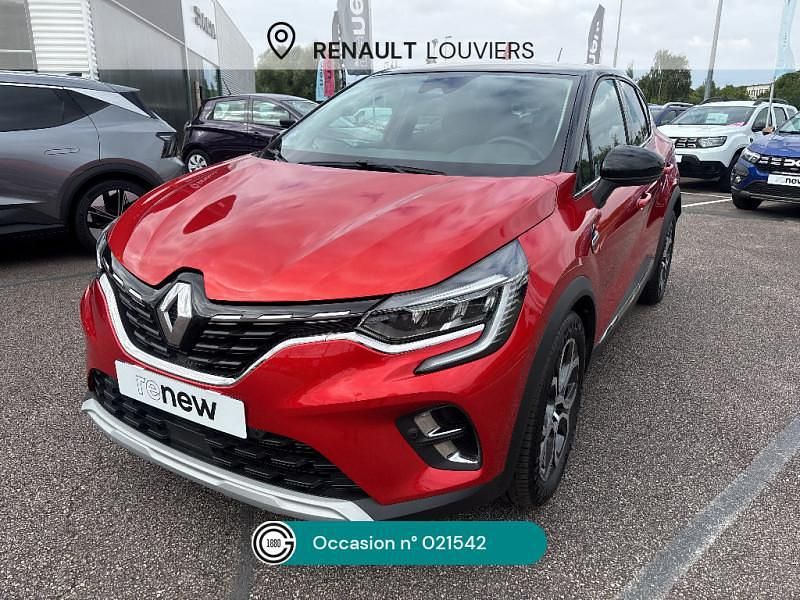 Rouge Utilisé 2021 Renault Captur Intens SUV | 18 990 € (Prix juste) - Image 1/4