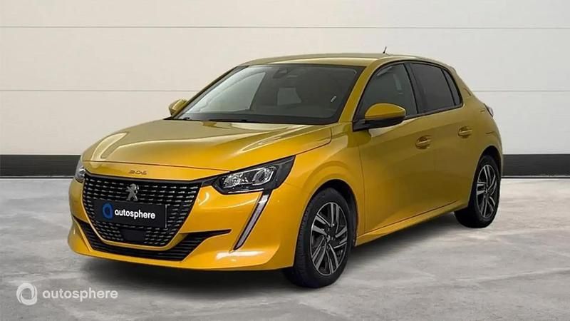 Jaune Utilisé 2021 Peugeot 208 Allure Citadine | 13 490 € (Prix juste) - Image 1/4