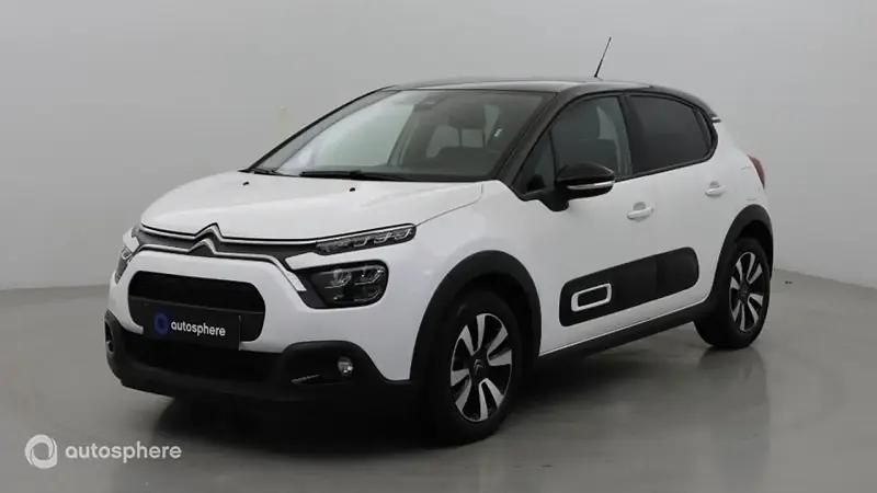 Blanc banquise (o) Utilisé 2023 Citroën C3 PureTech Citadine | 12 499 € (Bon prix) - Image 1/4