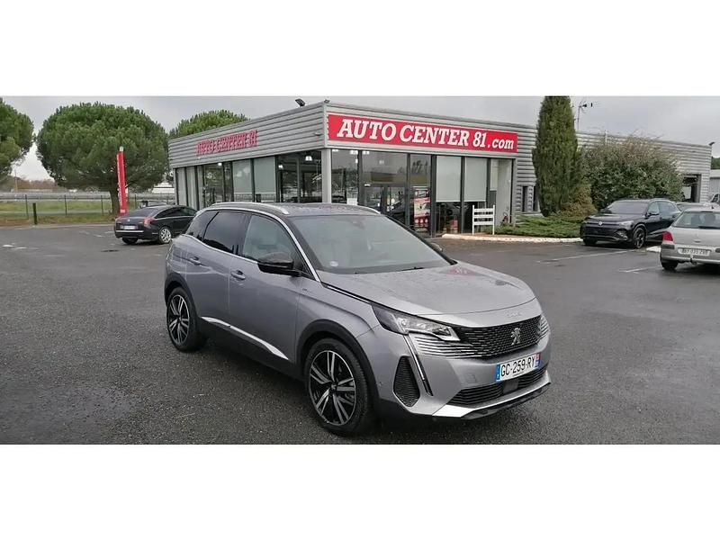 Gris Utilisé 2021 Peugeot 3008 GT SUV | 27 900 € (Prix assez cher) - Image 1/4