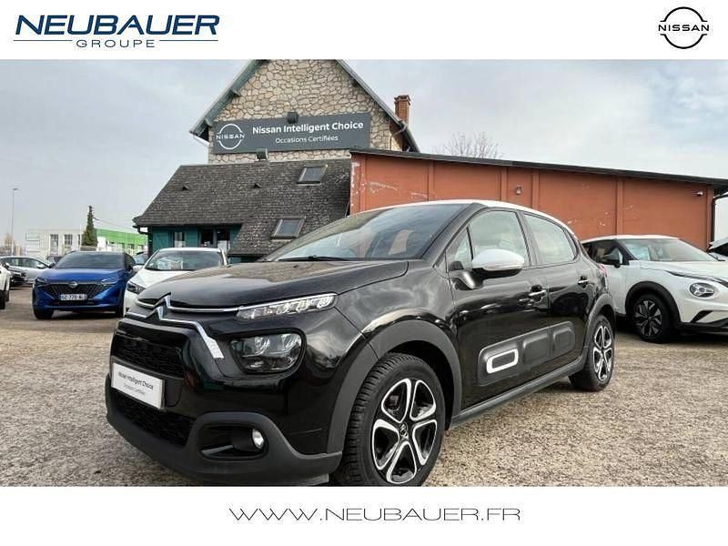 Noir perla nera (n) Utilisé 2022 Citroën C3 PureTech Berline | 9 490 € - Image 1/4