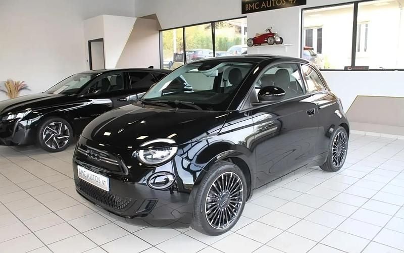 Noir Occasion 2022 Fiat 500e Citadine | 15 900 € (Super prix) - Image 1/4