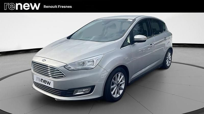Gris Utilisé 2017 Ford C-MAX S Monospace | 9 980 € (Prix juste) - Image 1/4
