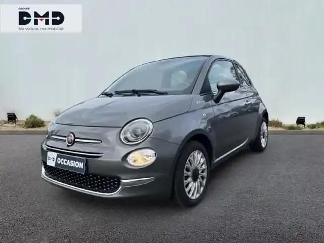 Electroclash grey métal Utilisé 2022 Fiat 500C Dolcevita Cabriolet | 13 990 € - Image 1/4