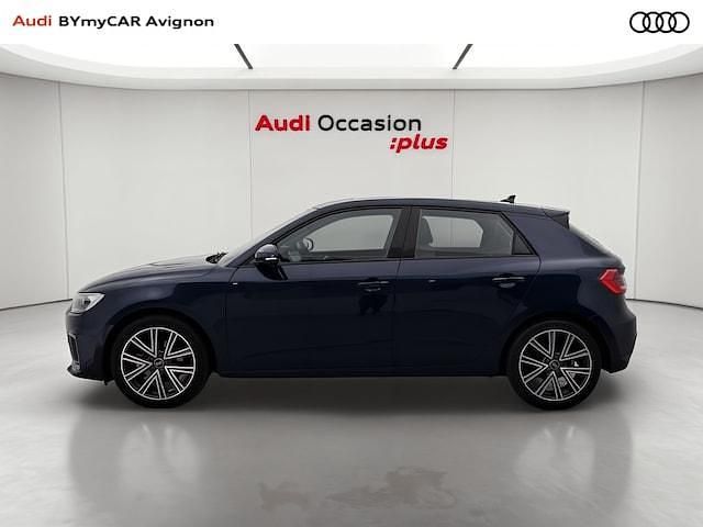 Occasion Audi A1 Sportback Design 116 ch (85 kW) 2025 Bleu navarre métallisé noir mythe métallisé Citadine