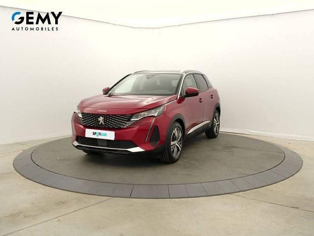 Rouge Utilisé 2021 Peugeot 3008 GT-line | 23 890 € (Prix juste) - Image 1/4