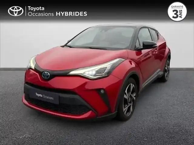 Biton rouge intense / toit noir Occasion 2023 Toyota C-HR SUV | 24 490 € (Prix juste) - Image 1/4