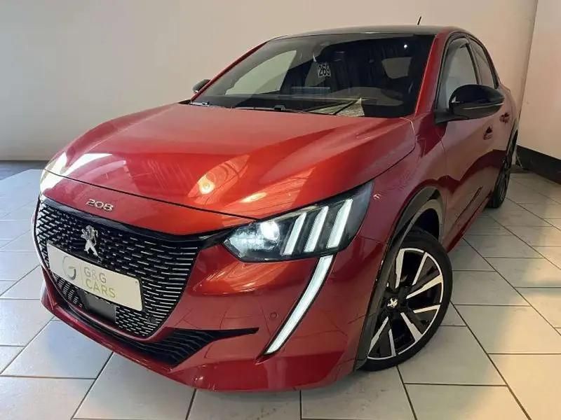 Rouge Utilisé 2020 Peugeot 208 GT-line Citadine | 13 990 € (Prix juste) - Image 1/4