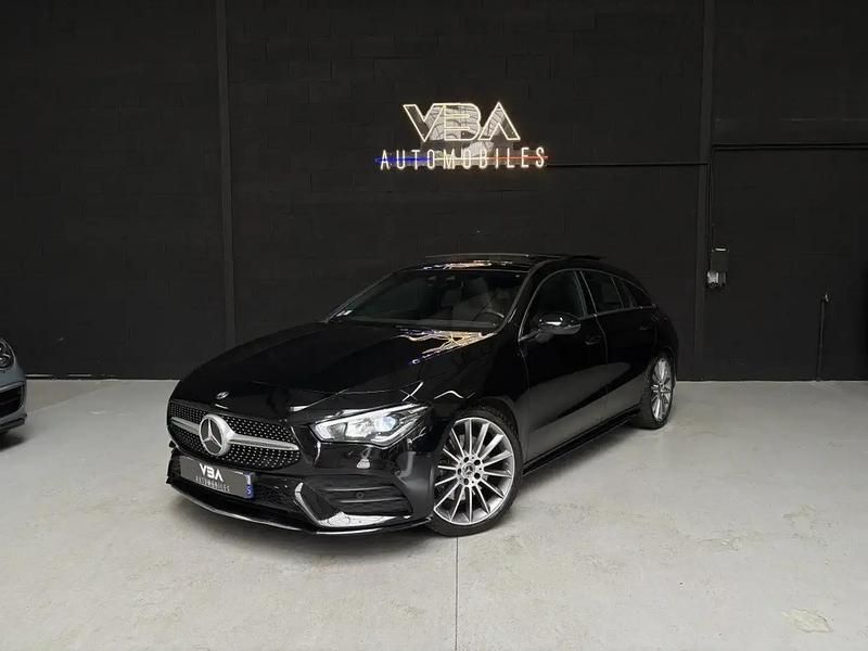 Noir Utilisé 2019 Mercedes CLA200 AMG line Break | 28 990 € (Prix juste) - Image 1/4