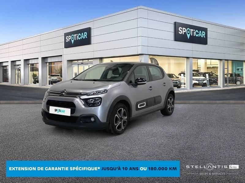 Gris Occasion 2022 Citroën C3 Feel Citadine | 10 989 € (Prix juste) - Image 1/4