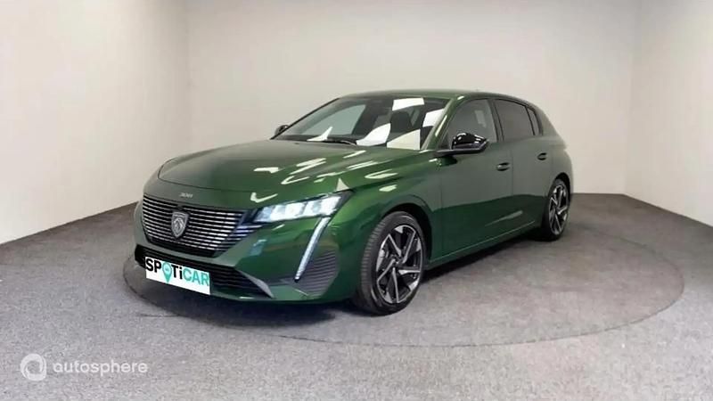 Vert Utilisé 2021 Peugeot 308 Allure Berline | 17 299 € (Prix juste) - Image 1/4