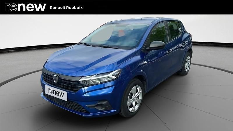 Bleu Utilisé 2022 Dacia Sandero Essentiel Citadine | 11 999 € (Bon prix) - Image 1/4