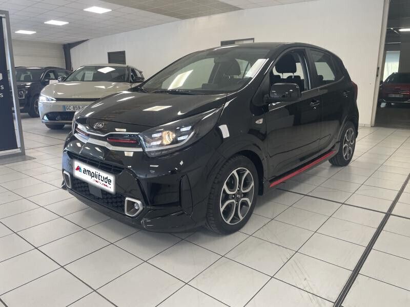 Noir Utilisé 2022 Kia Picanto GT-Line Citadine | 11 999 € (Prix juste) - Image 1/4