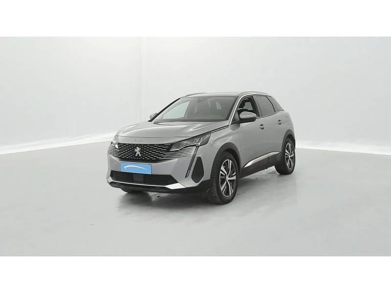 Gris Utilisé 2021 Peugeot 3008 Allure SUV | 22 990 € (Prix juste) - Image 1/4