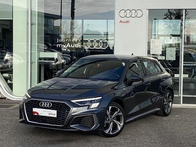 Gris daytona nacré Occasion 2023 Audi A3 S-Line | 32 890 € (Prix assez cher) - Image 1/4